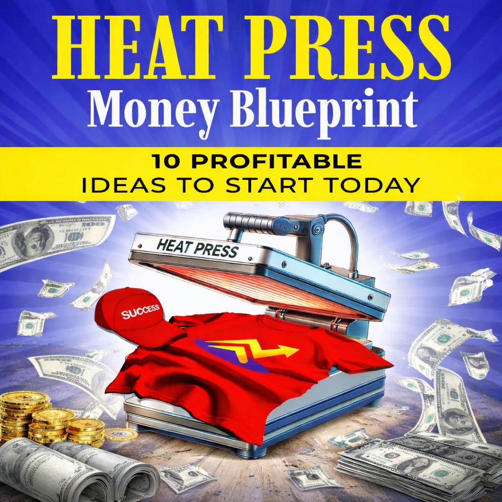 DTF Business Bundle: Merch Mastery + Heat Press Blueprint