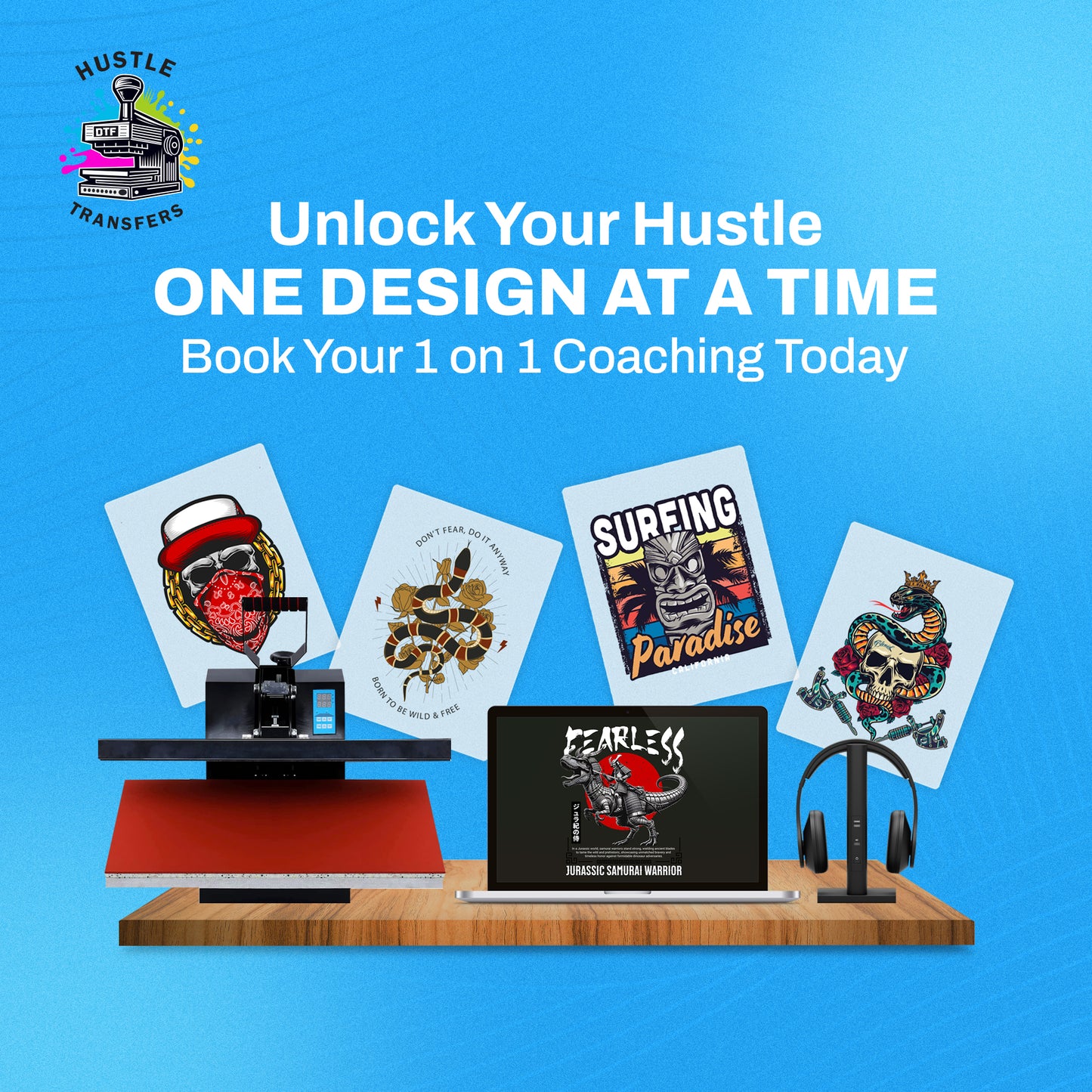1-on-1 Coaching for Your DTF Transfer & Apparel Business Build, Brand & Scale