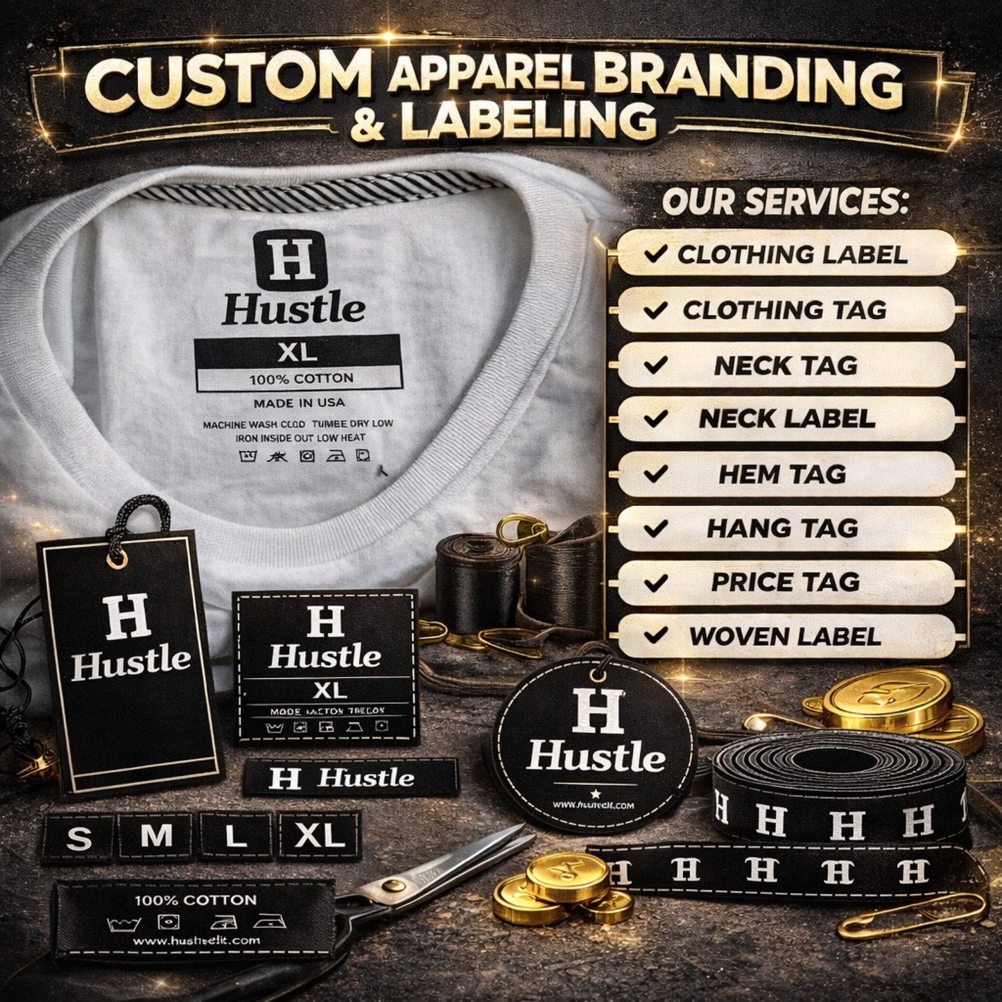 Custom Apparel Branding & Labeling Services